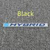 3D Metal HYBRID Logo Rear Emblem Decal Rear Trunk Side Fender Badge Sticker for Prius Rav4 Ranger Golf