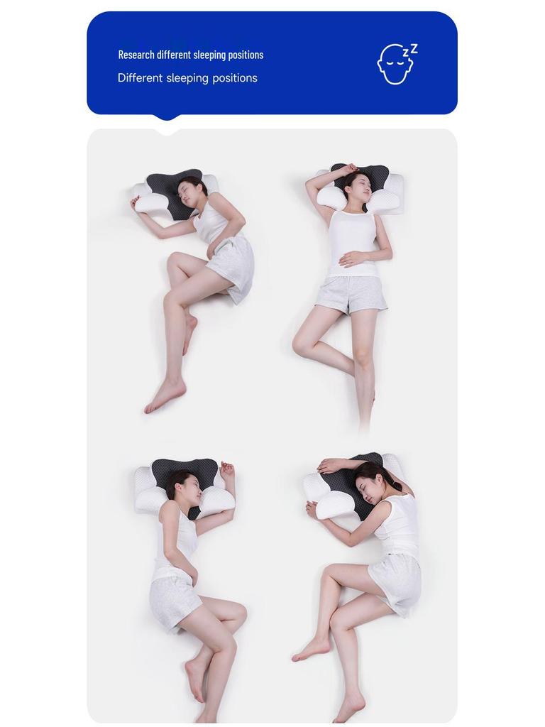 Ergonomic Slow Rebound Memory Foam Cervical Spine Sleep Pillow