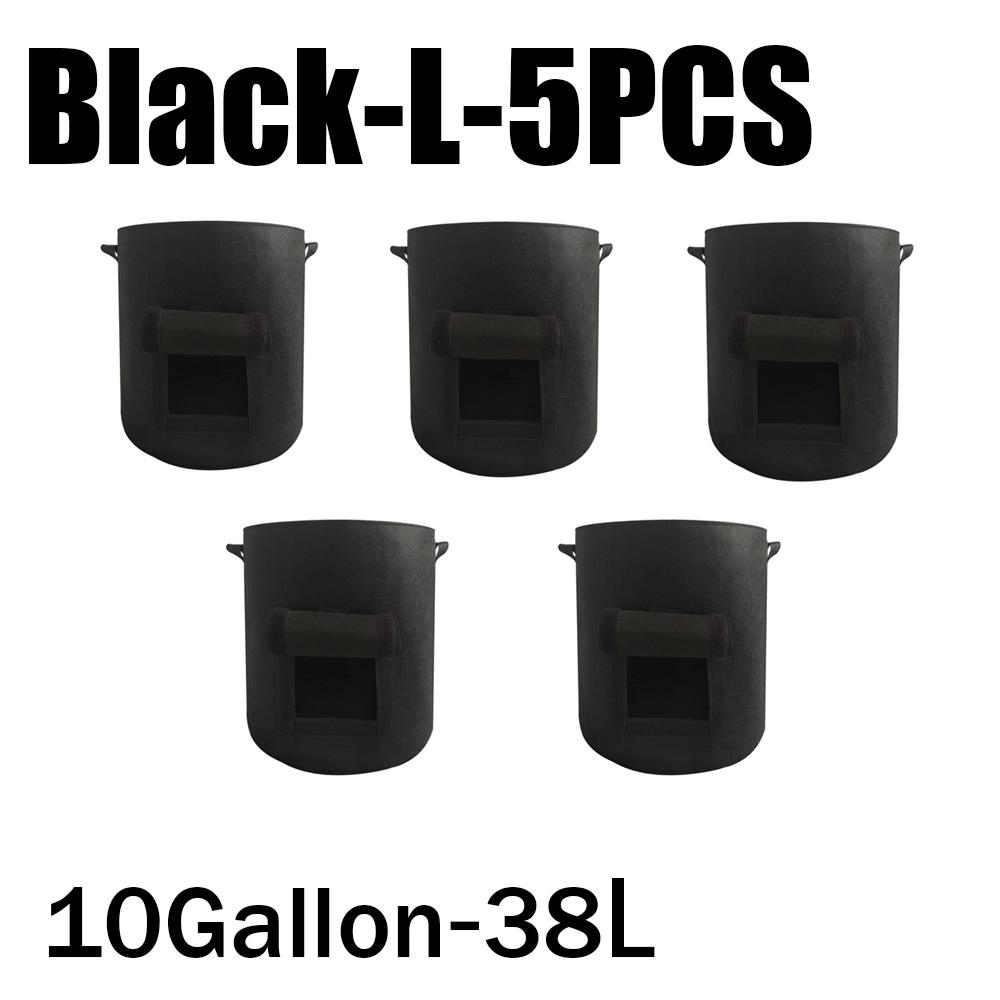 3Styles Felt Plant Grow Bags Nonwoven Fabric Garden Potato Pot Greenhouse Vegetable Growing Bags Moisturizing Vertical Tools