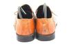 Castellani Vintage Handmade Leather Swirl Moc 25 Brown McKay Stitch Dress Shoes(USED)