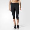 adidas Moisture-Wicking Slim Fit Stretch Cropped Casual Shorts Women Shorts Black S99065