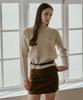 SWEET SOUP Cable Emblem Point Knit (Wbblkf3)