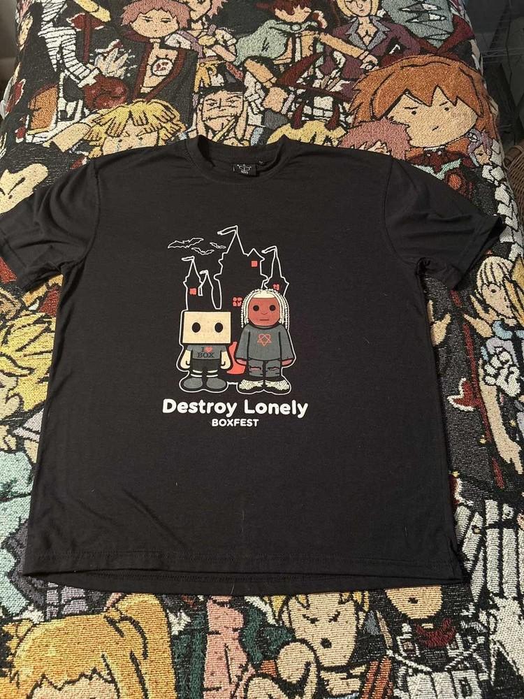 Destroy Lonely Boxfest T-Shirt Black Classic Unisex Cotton Tee S -5XL BO719 Unisex T-Shirt XXXL