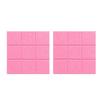 1/2/4PCS Nine Grid Felt Message Board Wall Mounted Bulletin Board for Office Decoration Notepad Holder Home Photo Display Use