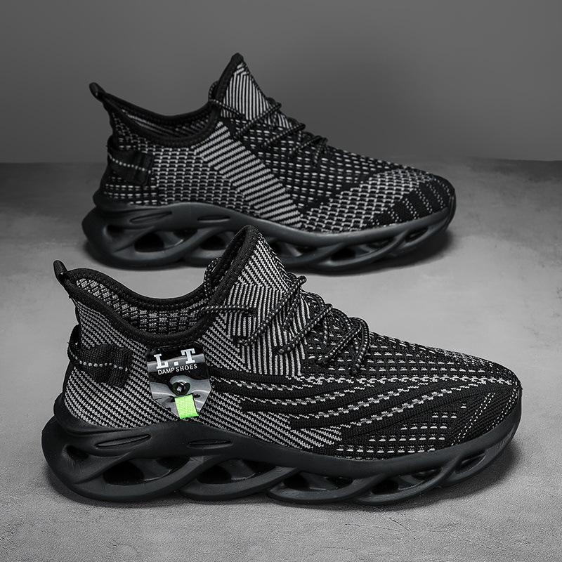 Herren Mesh Sneakers Sommer Neue Casual Atmungsaktive Twisted Bottom Große Größe Laufschuhe