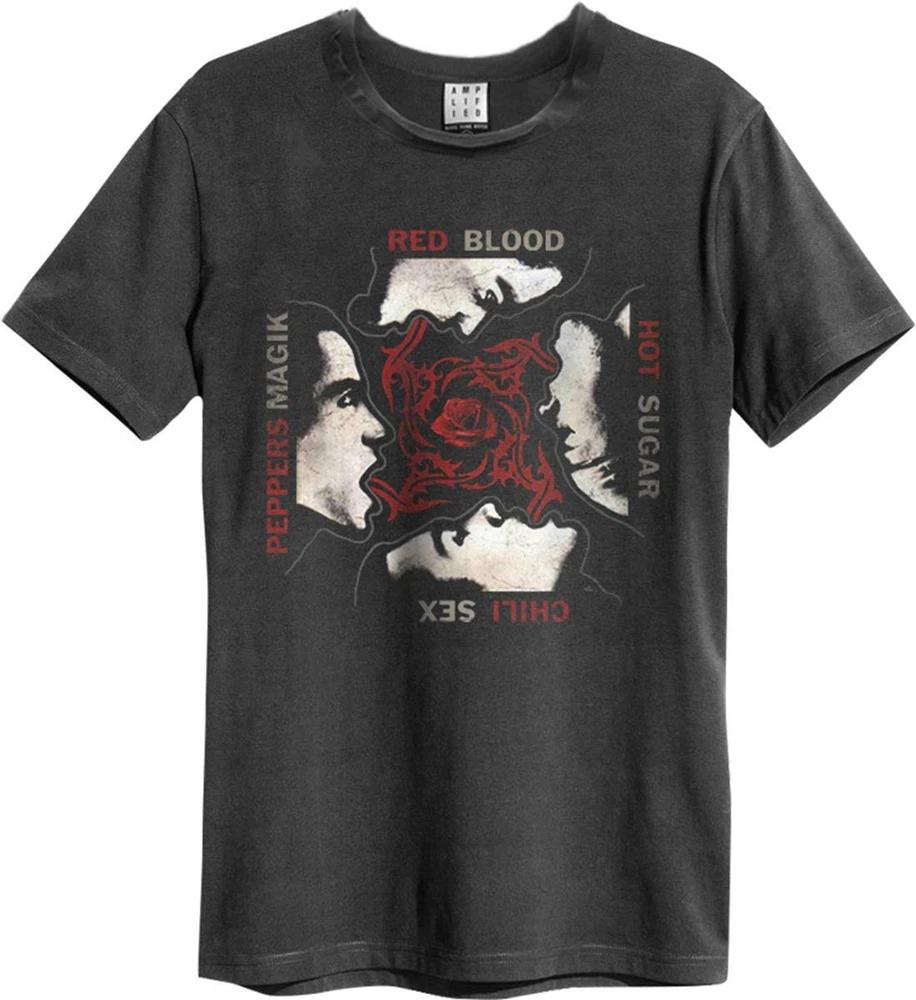 Amplified Unisex Tee Red Hot Chili Peppers Blood Sugar Sex Magic Char 2XL