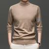 Men's Warm Half-High Collar Knit Sweater for Winter - Casual Versatile Layers for All Ages