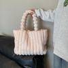 Autumn Winter New Collection Fashion Fur Velvet Bag Personality Simplicity Solid Color High Capacity Versatile Shoulder Bags