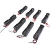 Art&Beauty Pack of 8 Wire Lead Battery Storage Box Case Holder for 18650 Button Top Single Battery