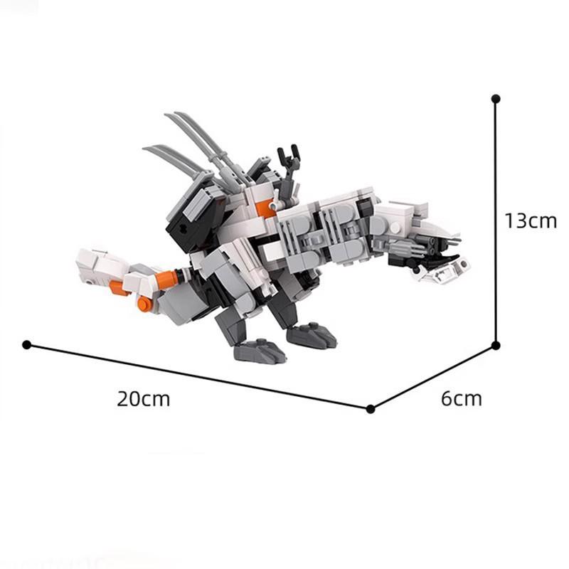 M Building Block Is Compatible With Lego Ornaments, Mini Thunder Teeth, Horizon Zero Dawn Assembly At Dawn