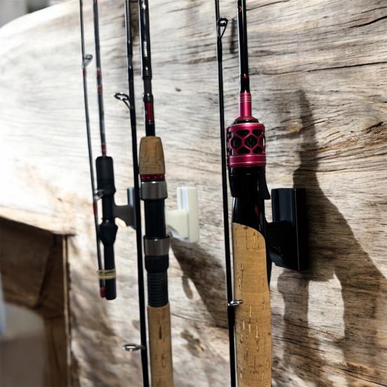 

2 шт. Настінний тримач для вудок, надміцний, протиковзкий, універсальний, телескопічний, для зимової риболовлі, фіксуюча підставка-органайзер для дисплею, рибальські аксесуари 2pcs помаранчевий