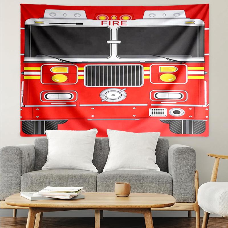 Car Print Tapestry, Backdrop, Easy Setup, Ideal for Bedroom, Office & Living Room, with Aesthetic Wall Hanging Decor.