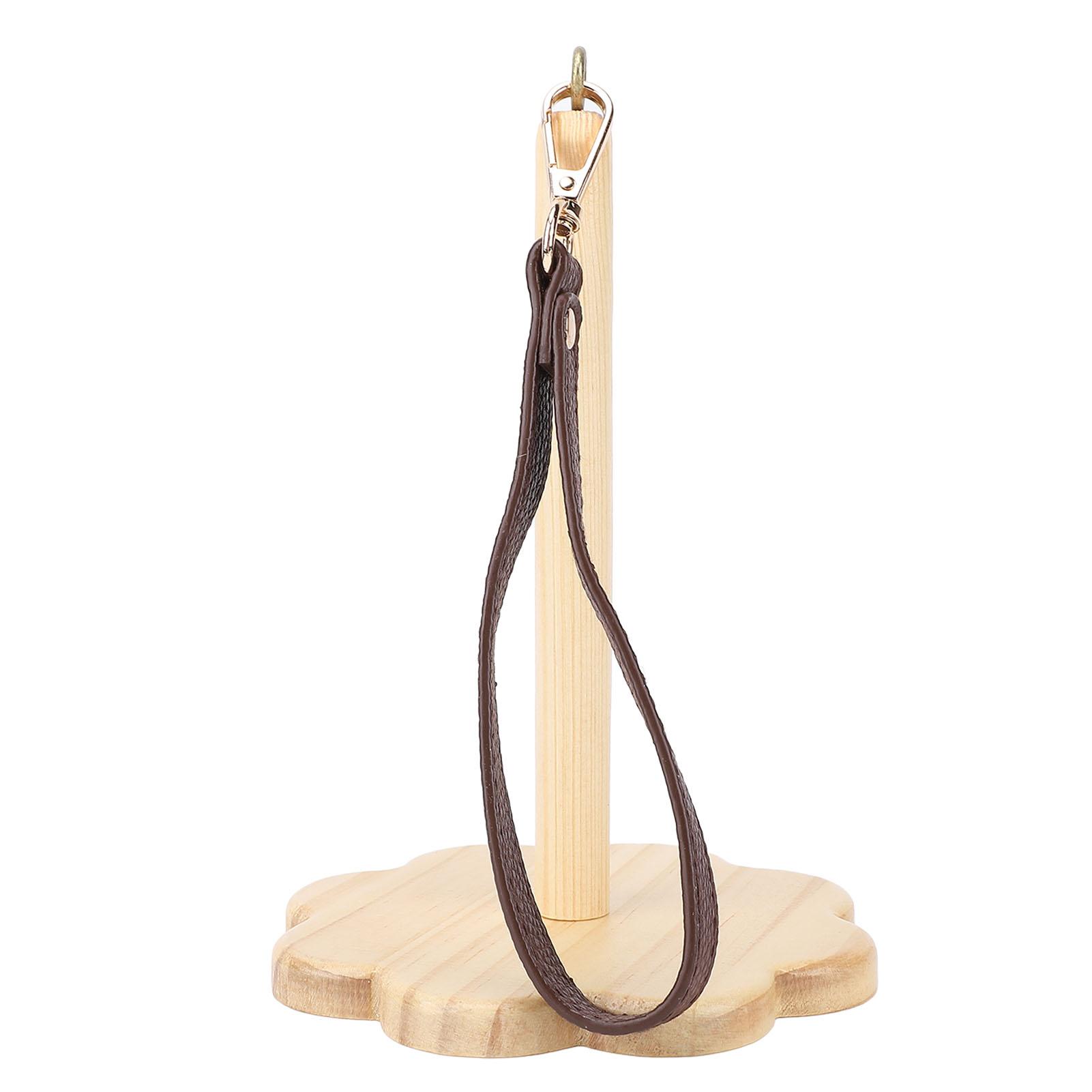 

Держатель пряжи на запястье Деревянный Портативный Держатель пряжи на запястье для Любителей вязания и рукоделия Подарок