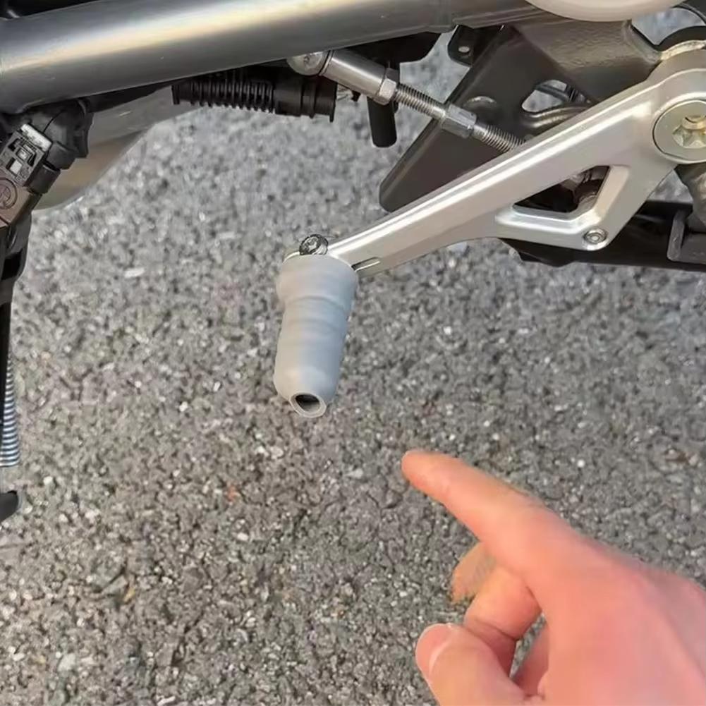 Universal Motorcycle Shift Gear Lever Pedal Rubber Cover Anti-skid Foot Peg Toe Gel Accessories for Honda Kawasaki Yamaha