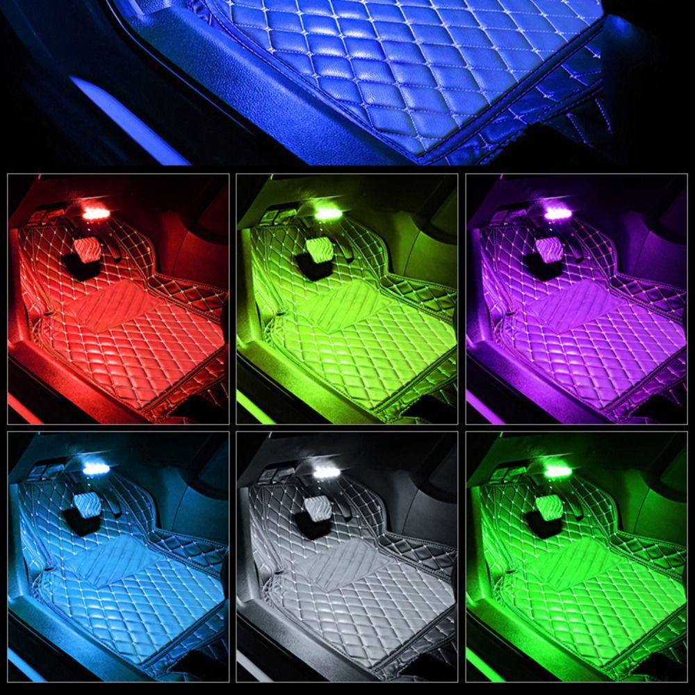 Finger Touch Sensor Car Interior Atmosphere Lights Magnetic Auto Door Light Roof Ceiling Lamp