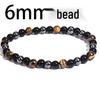 Cross-border Tiger Eye & Hematite Obsidian Beaded Men's Fashion Bracelet
