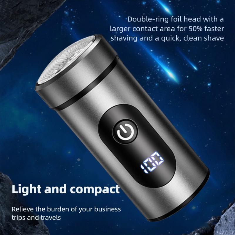Xiaomi New Small Steel Cannon Mini Electric Shaver Convenient Travel and Business Men's Shaver Washable Beard Knife