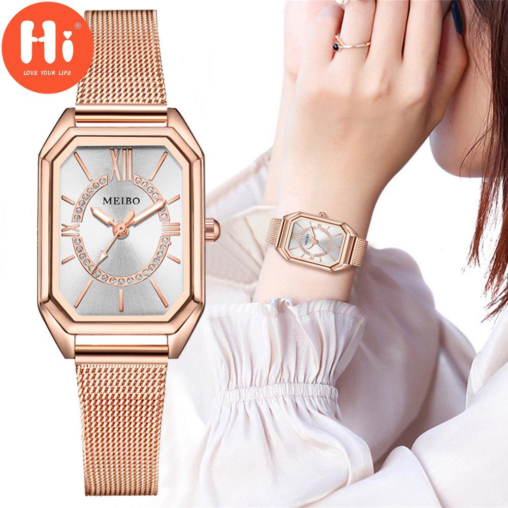 

Привет модные часы Роскошные женские кварцевые часы Водонепроницаемые женские часы Женские наручные часы