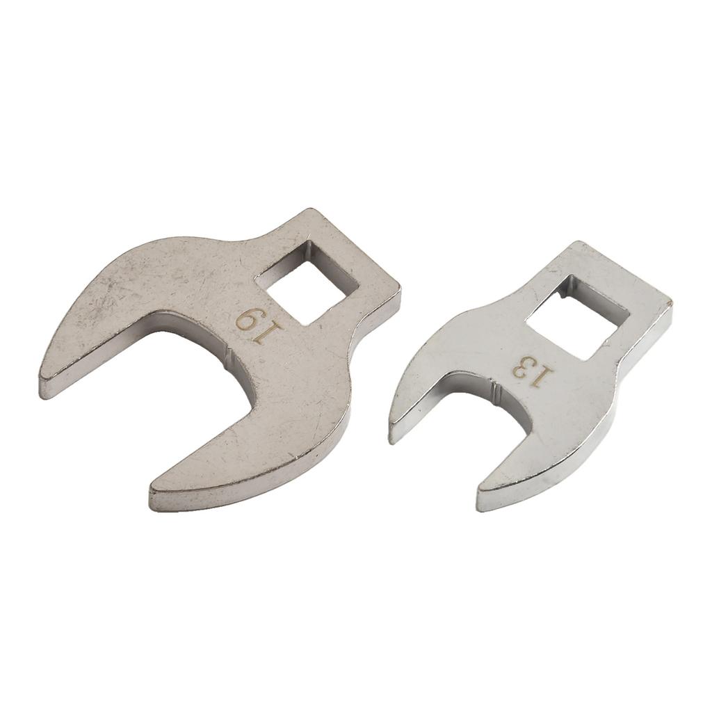 8 Stück 3/8 Zoll Antrieb Krähenfußschlüssel 10 bis 19 mm metrisch Fuß Maulschlüssel metrisch beweglicher offener Ratschenschlüssel