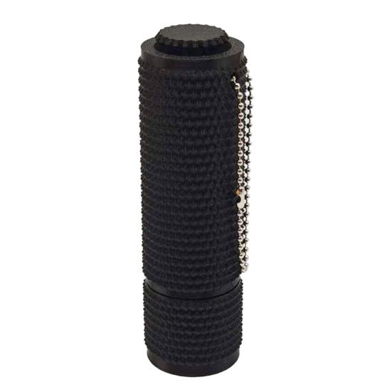 

3D Printed Spiky Fidget Toy with Ball Chain, Stress Relief Gripper Sensory Toy with Spinner & Clicker, Portable Travel Massage Stick Pain Stimming