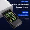 Multifunction Digital Voltage Current Meter For USB C Devices Data Display Digital Ammeter Voltmeter Aluminum Case