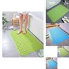 Large Pvc Shower Mat With Anti Slip And Massage Texture For Bathroom Safety