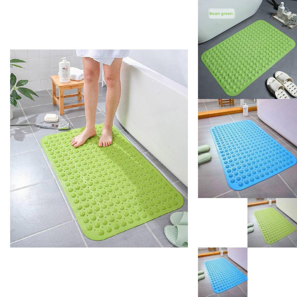 Large Pvc Shower Mat With Anti Slip And Massage Texture For Bathroom Safety