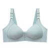 Front Closure Bra Women Gather Plus Size Thin Underwear Without Steel Ring Push Up Bralette Sexy Invisible Sensual Lingerie