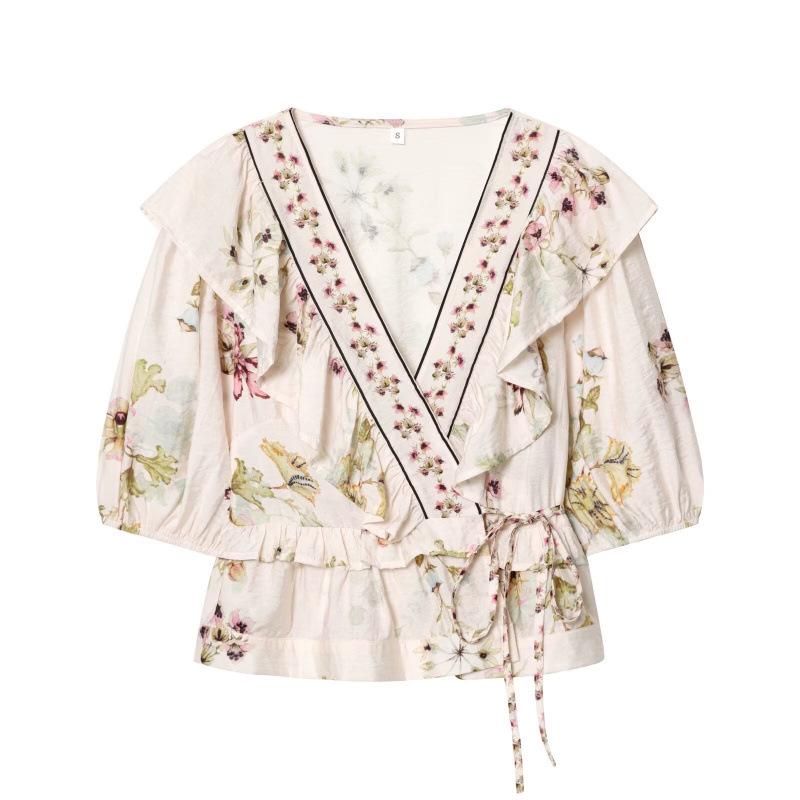 2026 Spring Fashionable European-American Style Blended Fabric Tunic with Skirt Hem XS