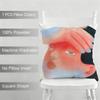 Tear Nevus Cushion Cover Household Decoration Linen Sofa Cushion Cover: Skin-Friendly & Breathable with Invisible Zipper