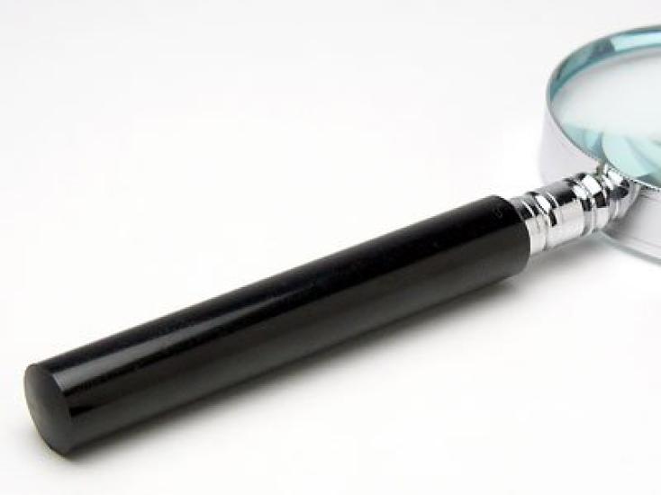 Clear Optics Handheld Magnifying Glass with 3x Magnification, 65mm, R-65