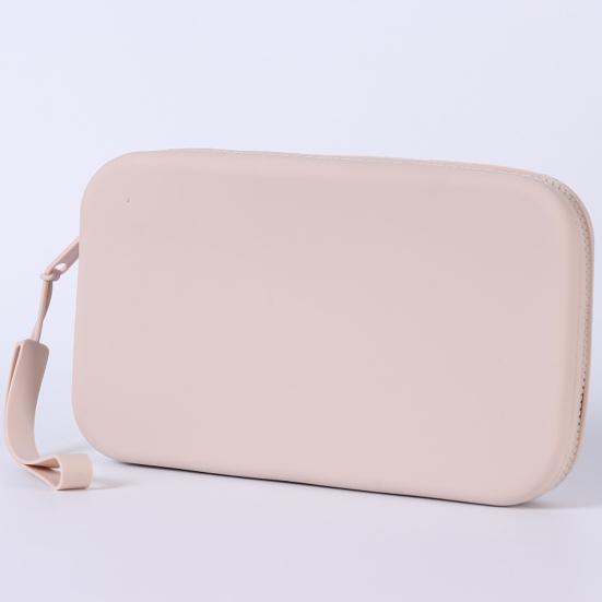 Silikonowy piórnik estetyczny saszetka na ołówki wielofunkcyjna zapinana na zamek kosmetyczka do przechowywania artykułów piśmienniczych pędzli do makijażu kluczy