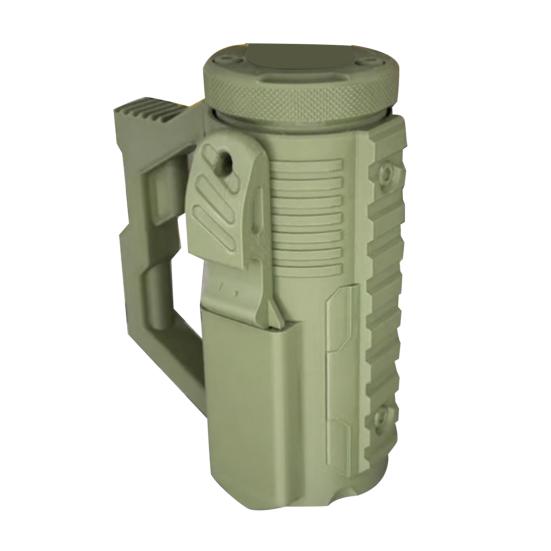 1/2Pcs Assault-Style Tactical Insulation Sleeve Portable Party Beverage Holder with Bottle Opener Beer Bottle 12oz Slim Cans Holder Men Gift