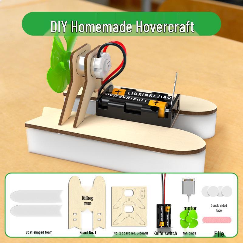 5th Grade Science DIY Homemade Hovercraft Kit: History of Ships, Science & Tech Experiment