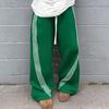 Loose Fit Sweatpants with Drawstring Waist and Side Stripe for Men and Women Casual Sportswear Trousers