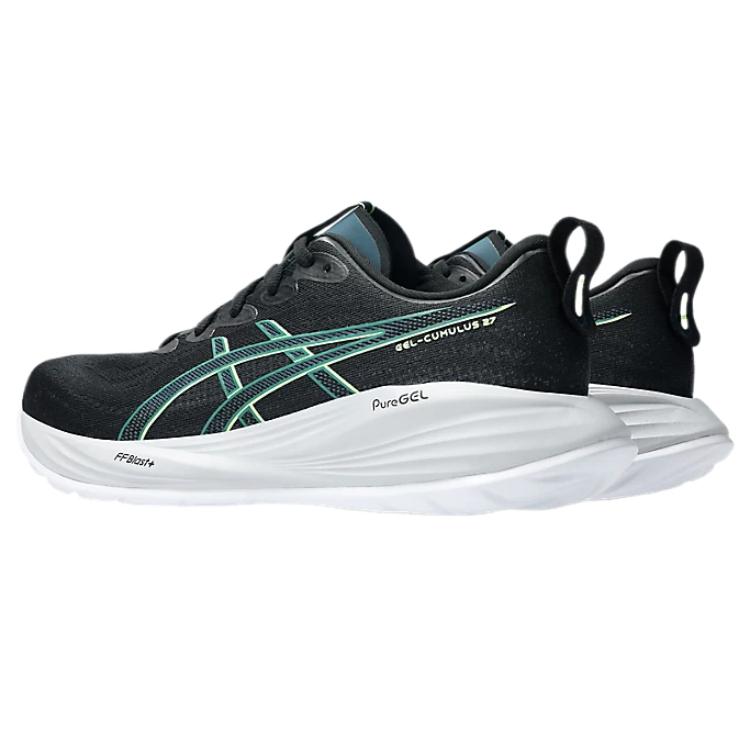 ASICS Men's GEL-CUMULUS 27 Running Shoes Black Lucid Yellow 1011B960-004