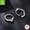 Rhombus Ear Buckle S925 Sterling Silver Moissanite Earrings Ear Jewelry Source Spot