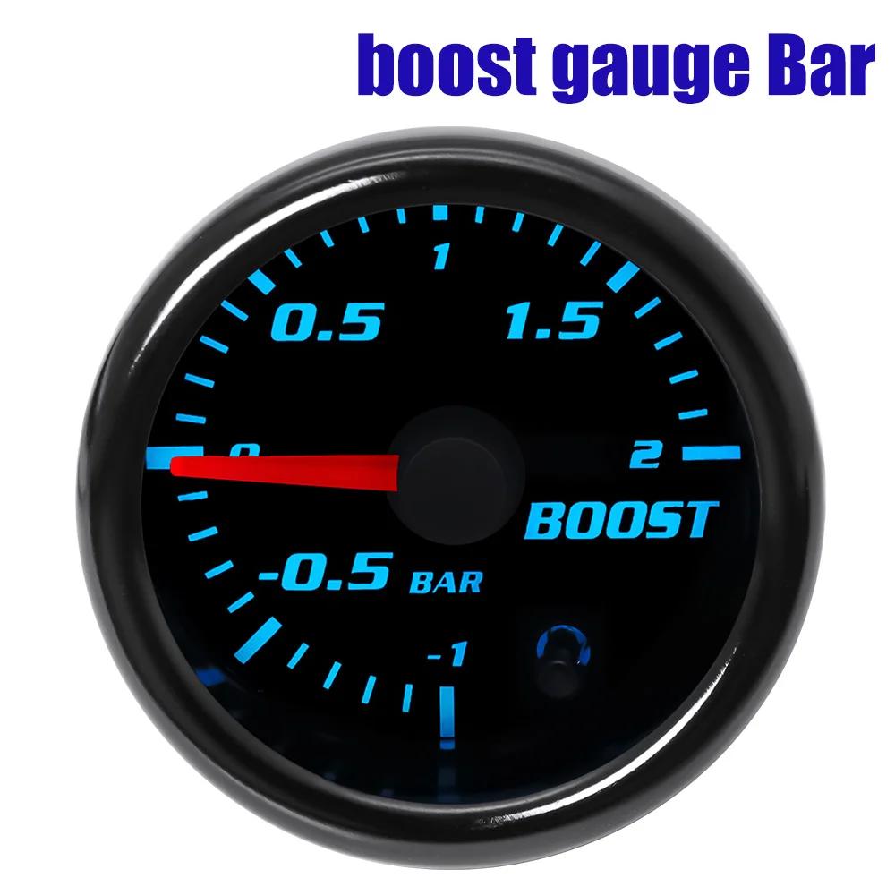 7 Colors LED Dual Display 2" 52mm Boost/Water/Volt/Air Fuel Ratio/EGT/Tachometer/Oil Temp/Oil Pressure RPM Car Gauge Auto Meter