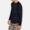 Under Armour Slim Fit Training Crew Neck Fitness Top Men Tops Black 1353349-001