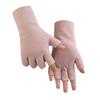 Student Writing Warm Gloves Autumn and Winter Half-finger Gloves German Velvet Cationic Men's and Women's Touch Screen Dew Five-finger Manicure