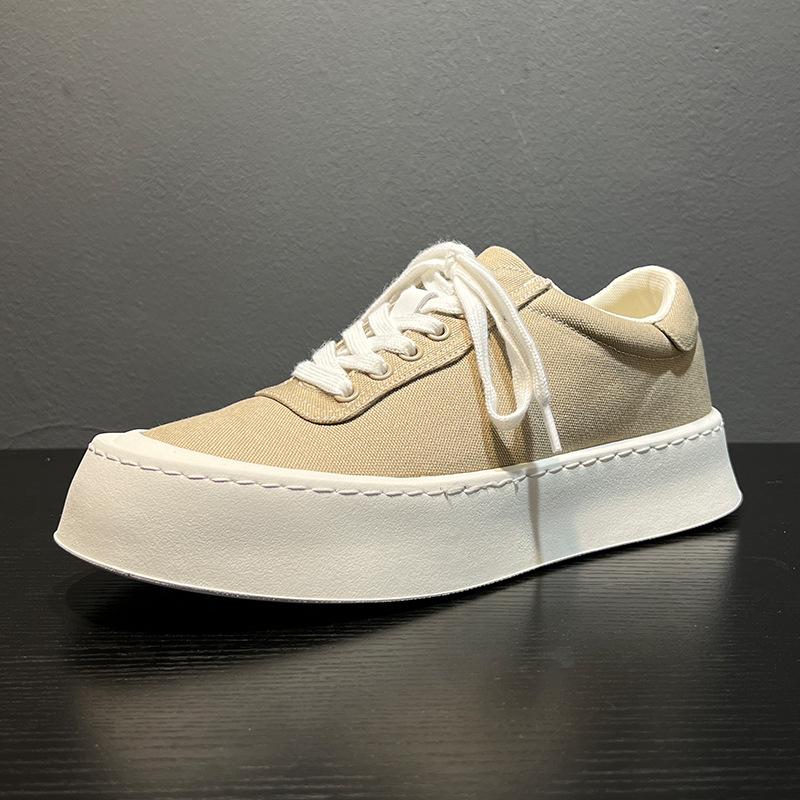 

Нове чоловіче повсякденне універсальне трендове взуття на плоскій підошві, нішеве молодіжне спортивне взуття на м якій підошві, зручне чоловіче взуття 5223-A 44 абрикосовий