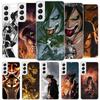 Attack Eren Cover Phone Case For Samsung Galaxy S26 S25 Edge S24 Ultra S23 S22 Plus S21 S20 FE Soft Fundas Shell Galaxy S25 S24