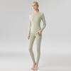 Han Mian Jiang Women's Cashmere-Trimmed Thermal Base Layer Set