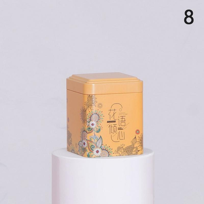 1 buc. Cutie sigilată pentru ceai Recipient de depozitare pentru bucătărie Borcan cutie pătrată Canistra de bomboane