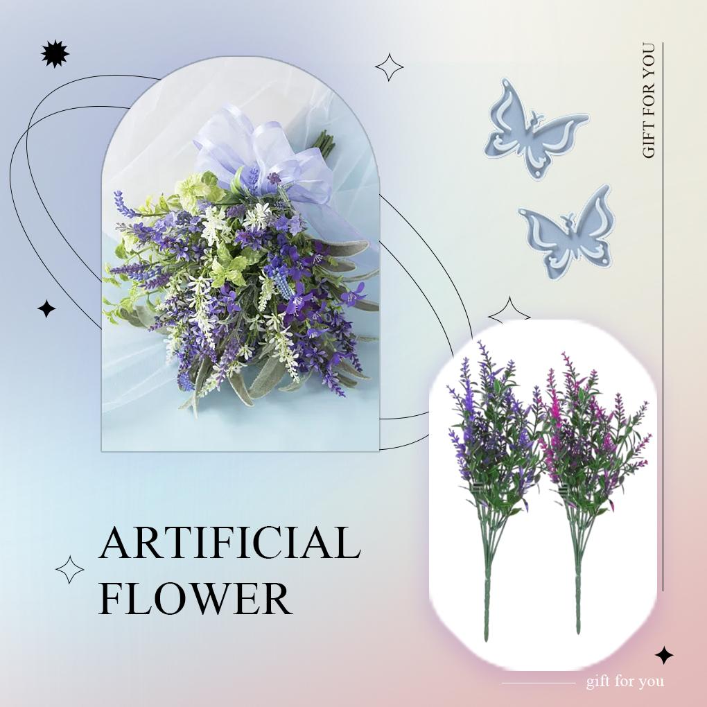 12pack/lot Realistic Appearance Non-toxic And Durable Artificial Flowers For Home Decoration