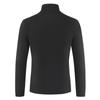 Autumn and Winter Men's High Neck Sweater Korean Version Slim Fit Youth Solid Color Pullover Bottom Knitted Jersey