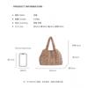 2025 New Style Plush Women's Shoulder Bag Fashionable All-matching Large-capacity Handbag Stock Is Sufficient
