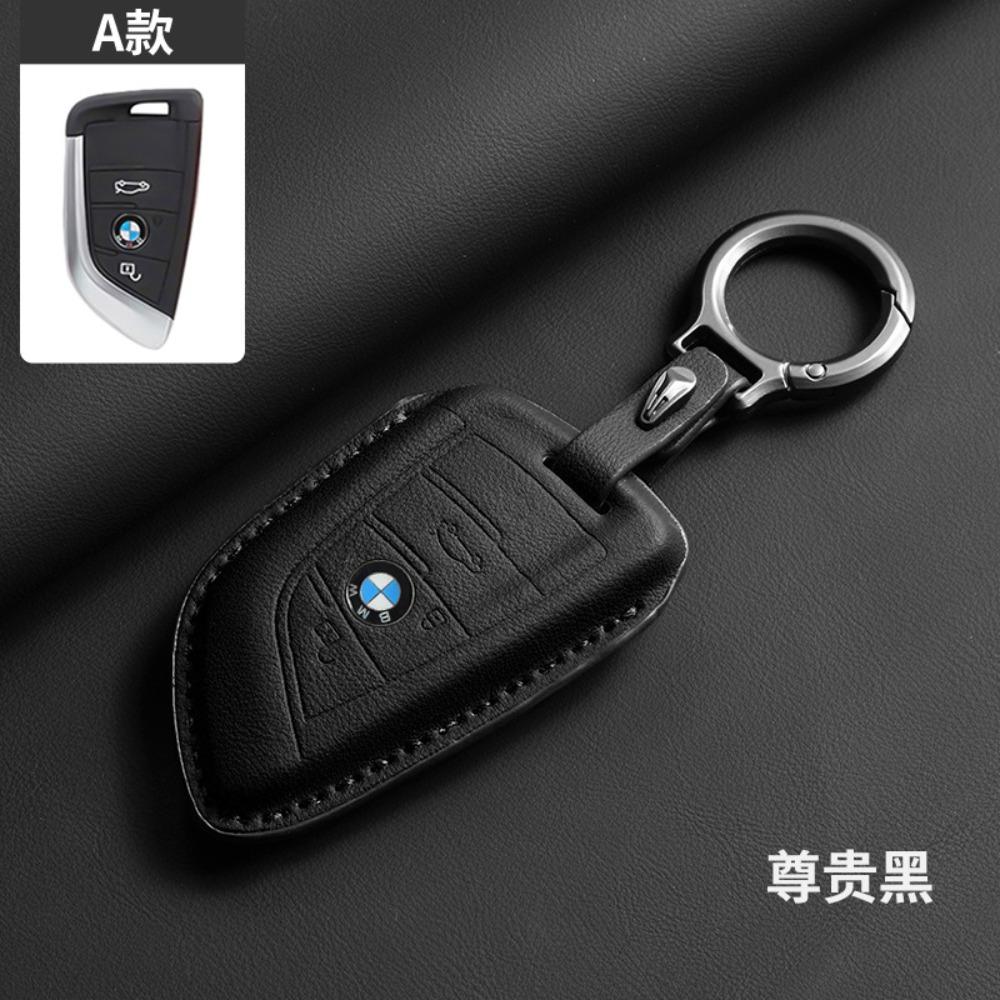 Leder für BMW Schlüsselhülle für 3 5 7 Serie Schlüsselabdeckung Schale Schutzhülle für 525 4 Serie Trendiges Unisex-Accessoire