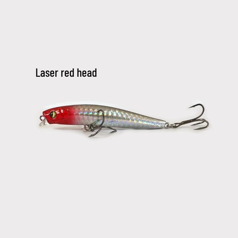 Qiao Yuan 14g Slow Sinking Minnow Lure - Long Cast Stream Fishing Pencil for Asp & Perch