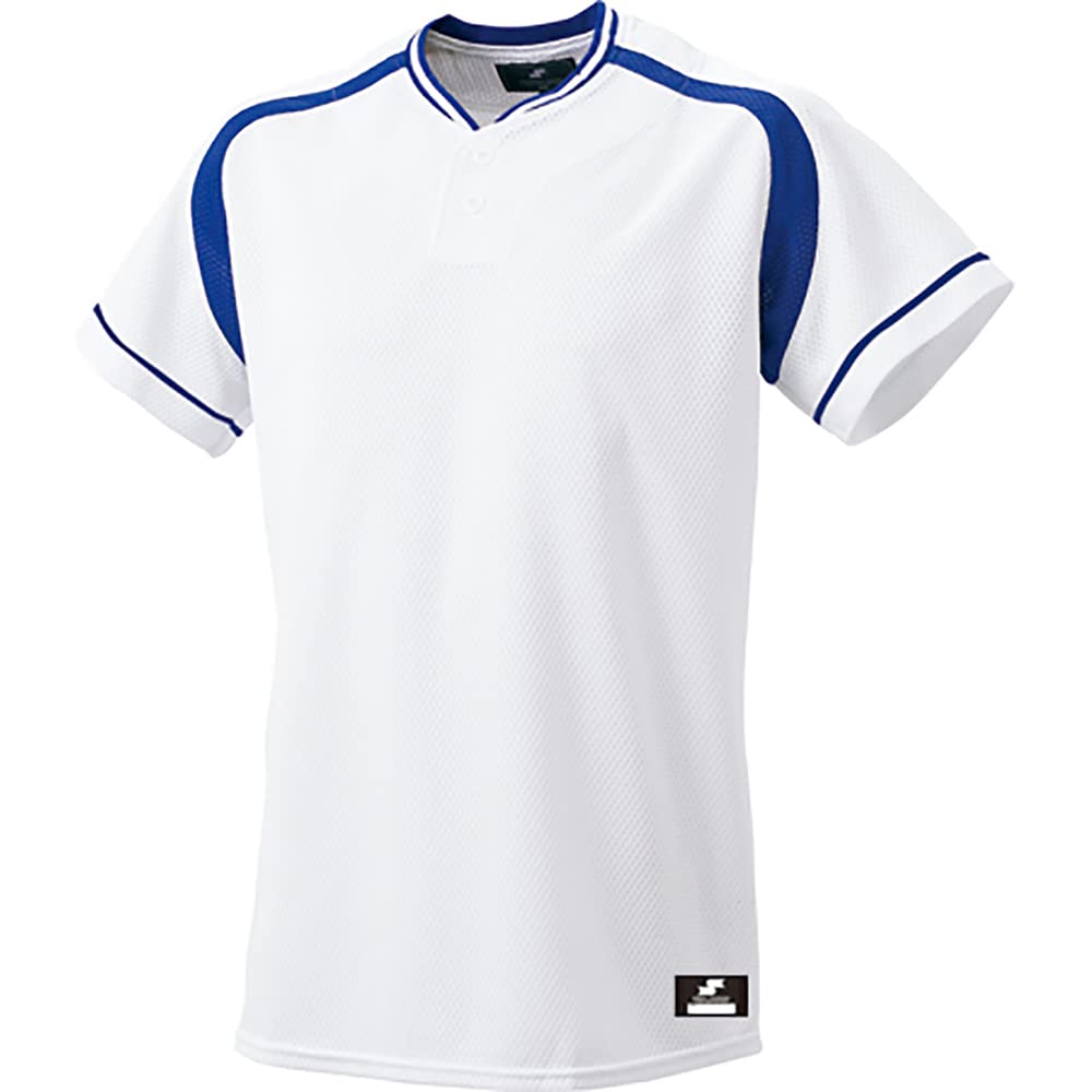 

Бейсбольная рубашка с 2 пуговицами BW2200 белого цвета x D синего цвета, размер Япония XO на японский [SSK] перед игрой [мужская] мужская (1063) (эквивалент 3л)